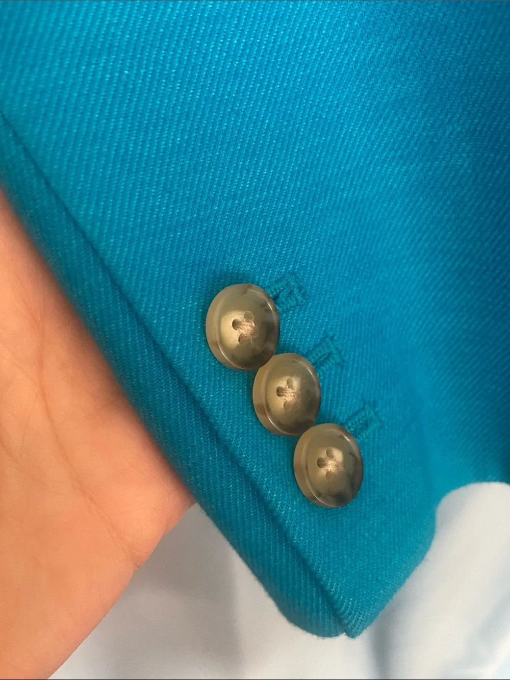 J. Crew Teal Parke single button Blazer, size 18 NWOT